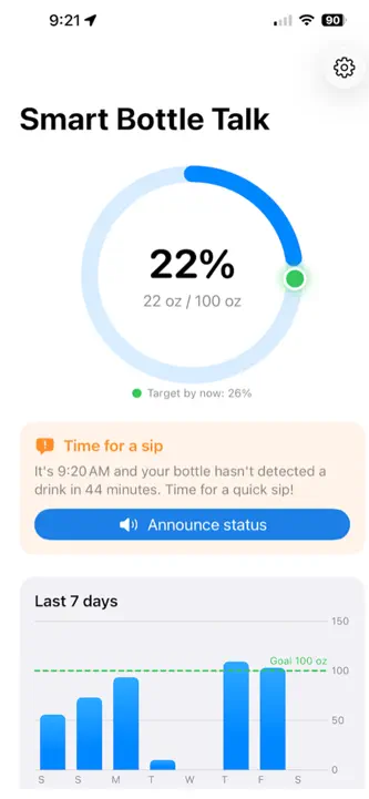 SmartBottleTalk screenshot 1