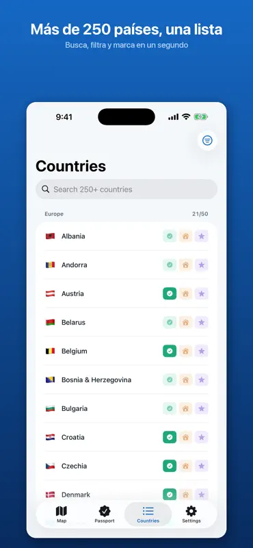 Mapa Mundial: Países Visitados screenshot 3 of 6