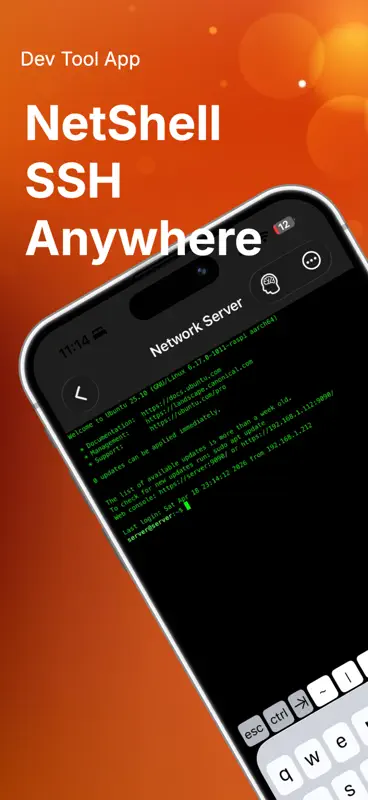 NetShell - SSH Terminal screenshot 1 of 10