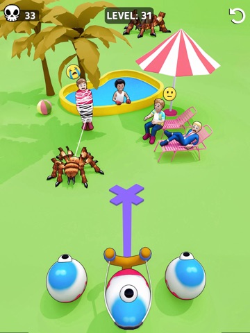 Monsters Toss Mayhem iPad screenshot