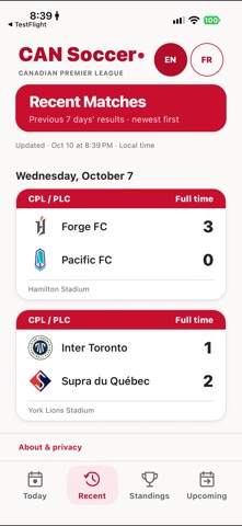 CAN-Soccer Screenshot 1 of 6