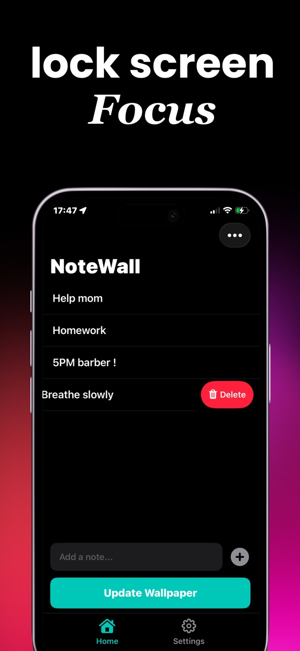 NoteWall-Never Forget Things screenshot 5