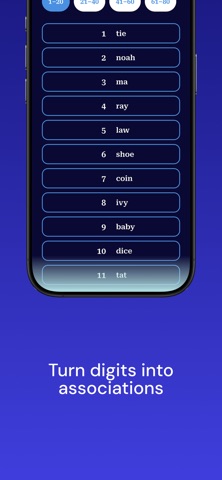 Memorize Fast - NumMnemonic Screenshot 2 of 6