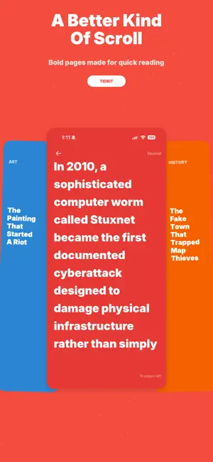 Tidbit: Daily Reads screenshot 2