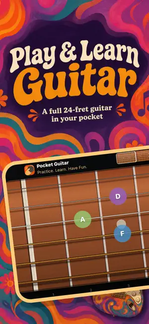 Pocket Guitar - Fretboard screenshot 1