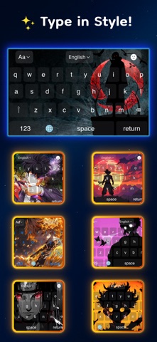 Anime Keyboard Theme & Fonts Screenshot 1 of 7