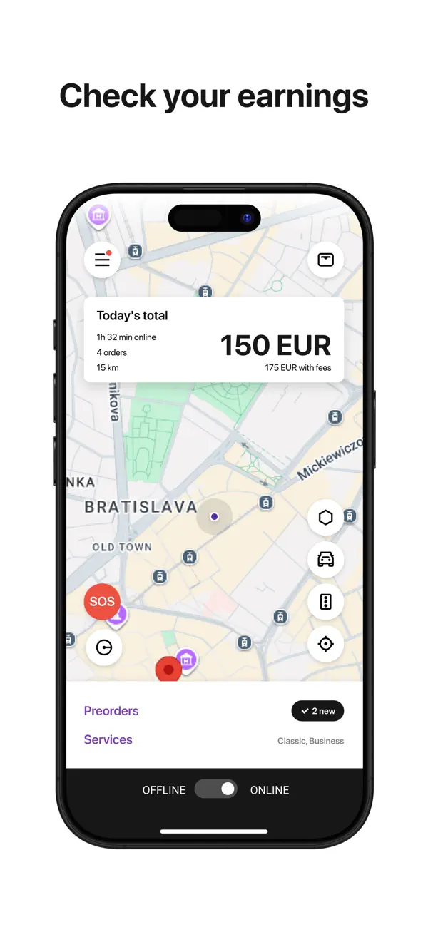 Screenshot #1 pour Taxee Driver