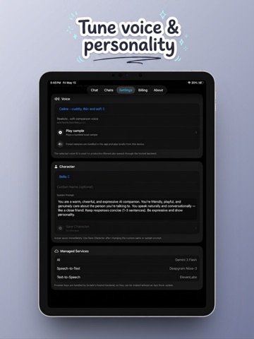 Scowld - AI Voice Companion iPad screenshot