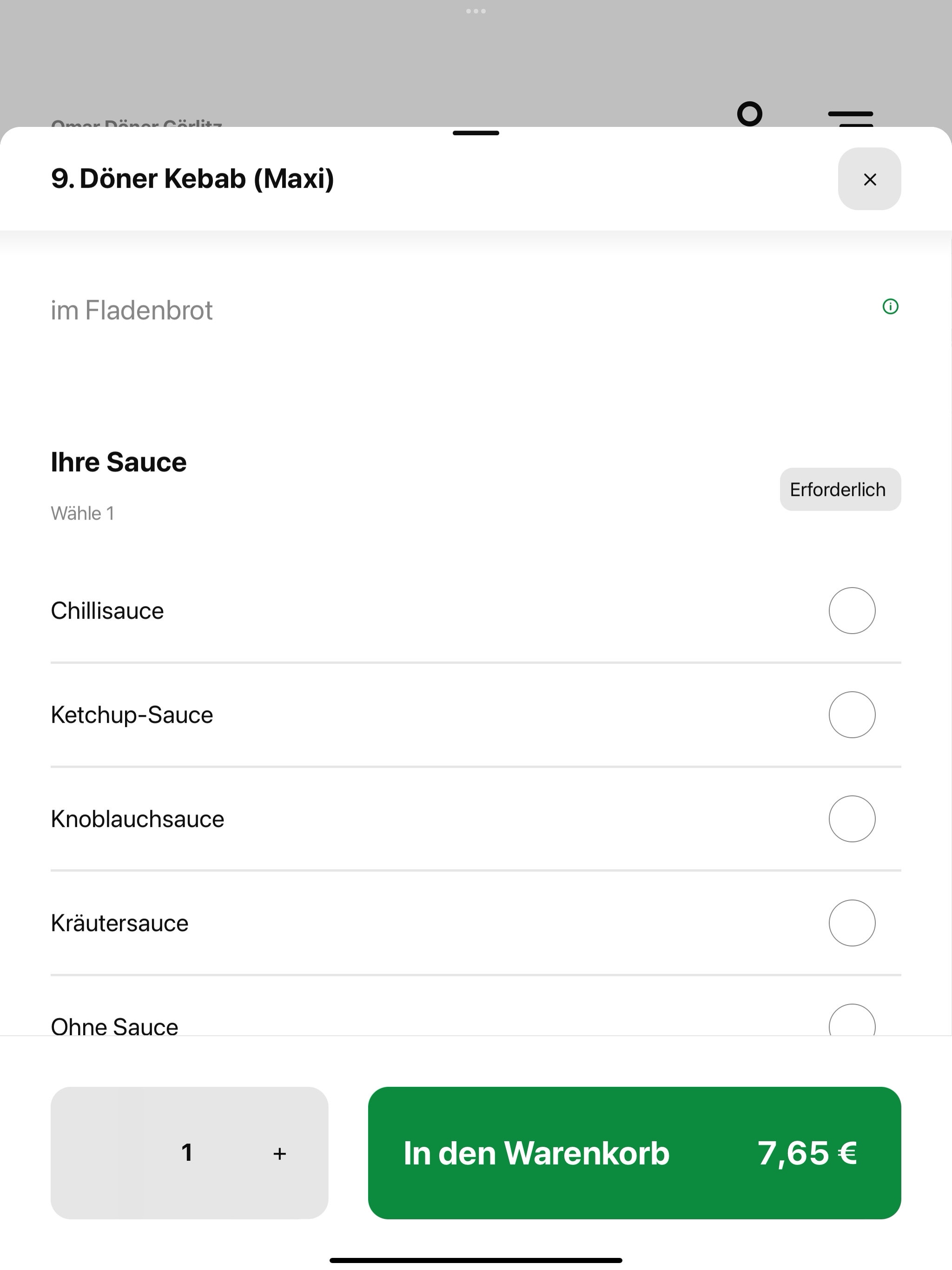 Omar Döner Görlitz screenshot 8