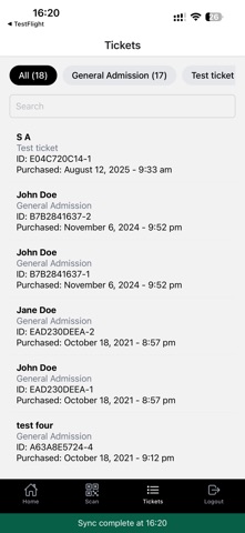 Biljett.mt Checkin Screenshot 3 of 3