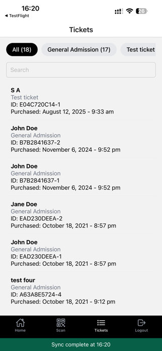 Biljett.mt Checkin Screenshot 3 of 3