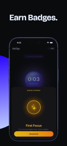 NoTap - Focus Timer screenshot