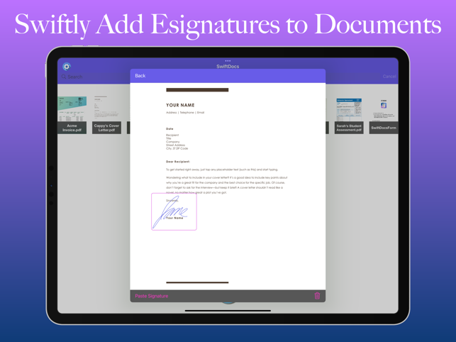 SwiftDocs: PDF Document Maker Screenshot