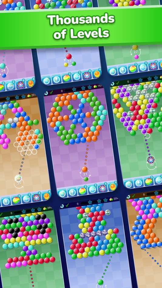 #3. Bubble Shooter Pop! (iOS) 由: MobilityWare