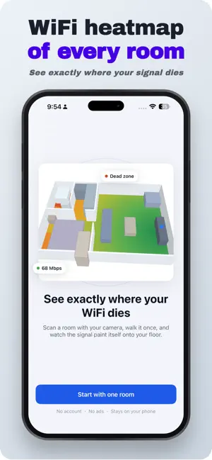 WiFi Heatmap & Coverage Map screenshot 1