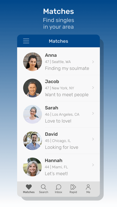 Jewish Singles Dating Screenshot