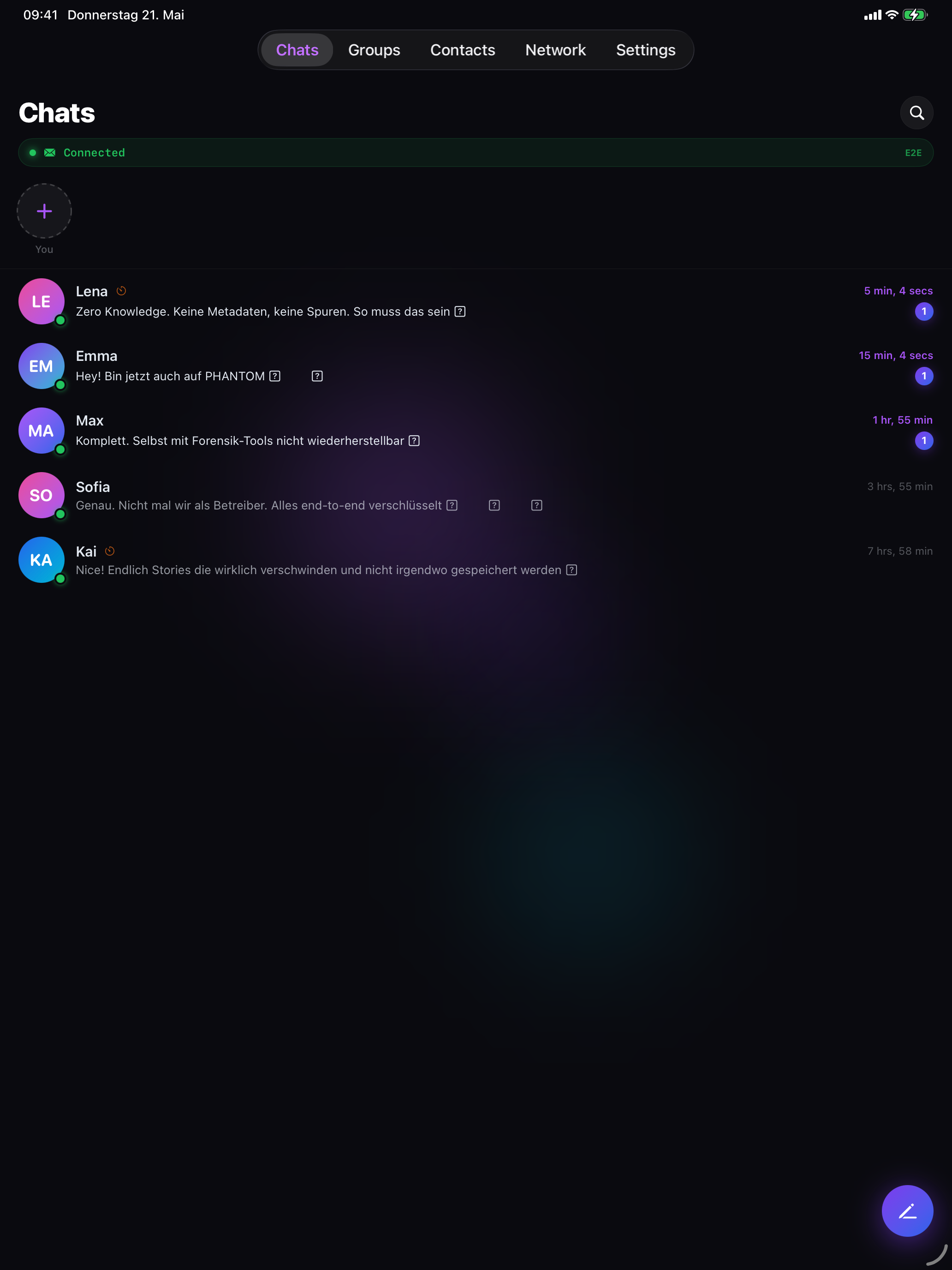 PHANTOM - Encrypted Chat screenshot 9