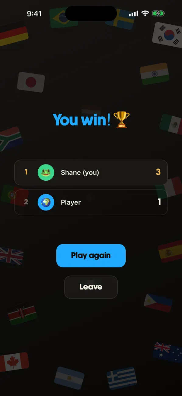 Screenshot #3 pour Flags With Friends