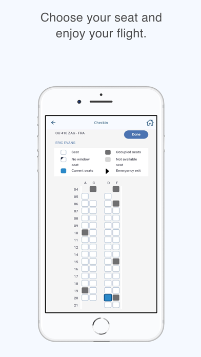 Croatia Airlines Screenshot