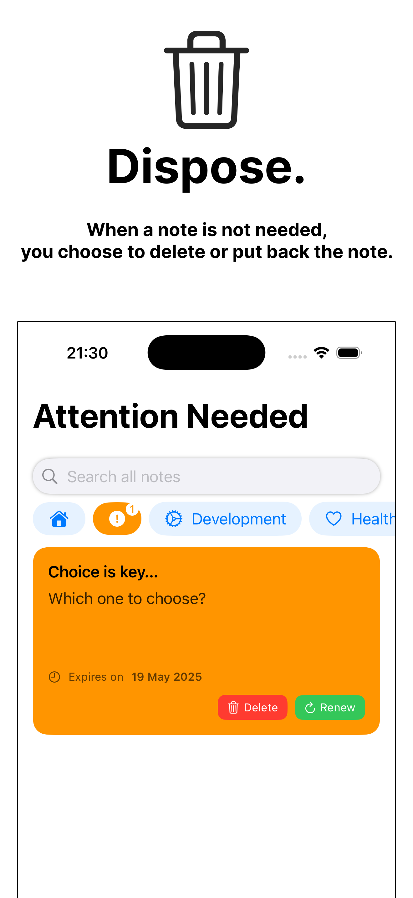DisCard: Declutter your life screenshot 2