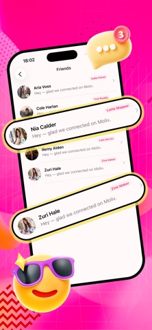 Moliv - Video Call & Chat，Talk iPhone screenshot