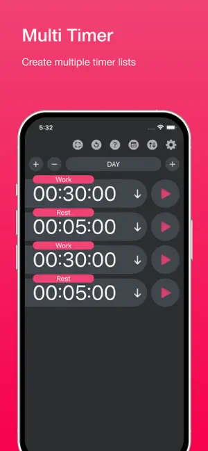 Multi Timer: Study & Focus screenshot 1