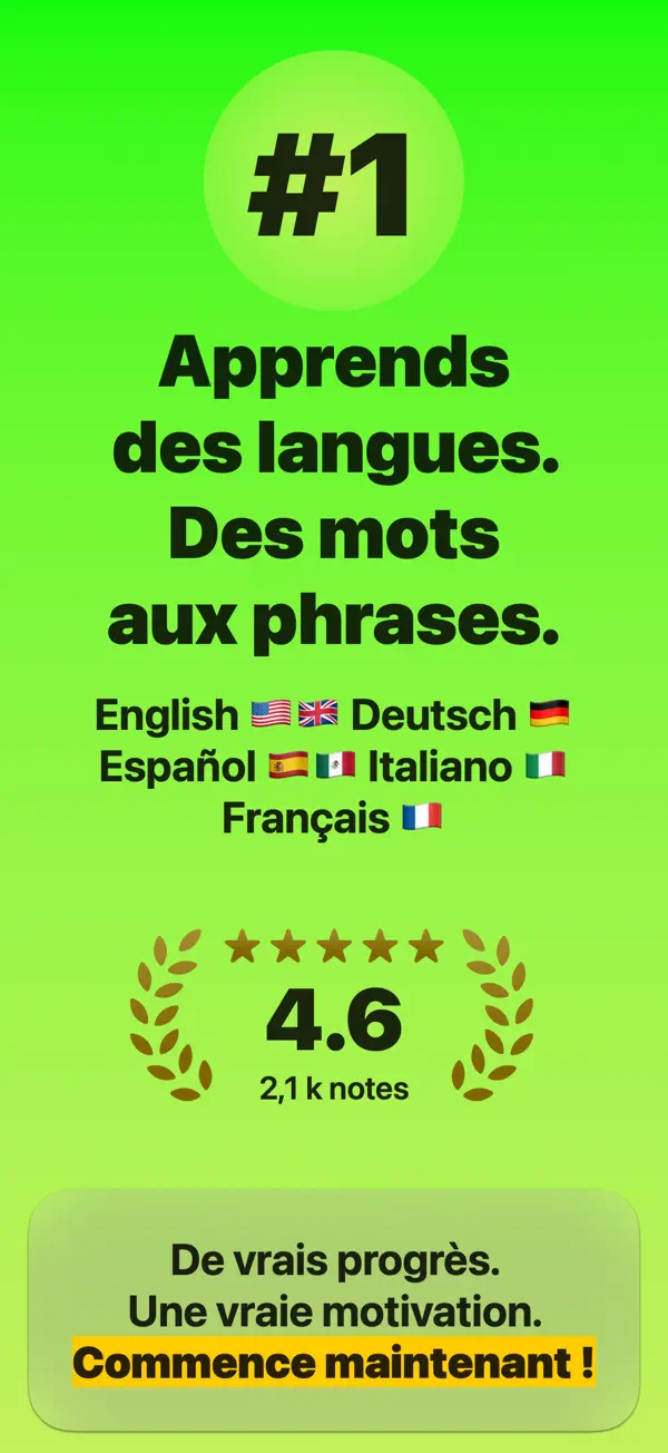 Screenshot #1 pour Phrases - Cours de langues