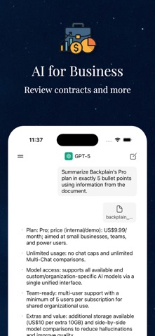 Backplain - Compare AI Screenshot 5 of 8
