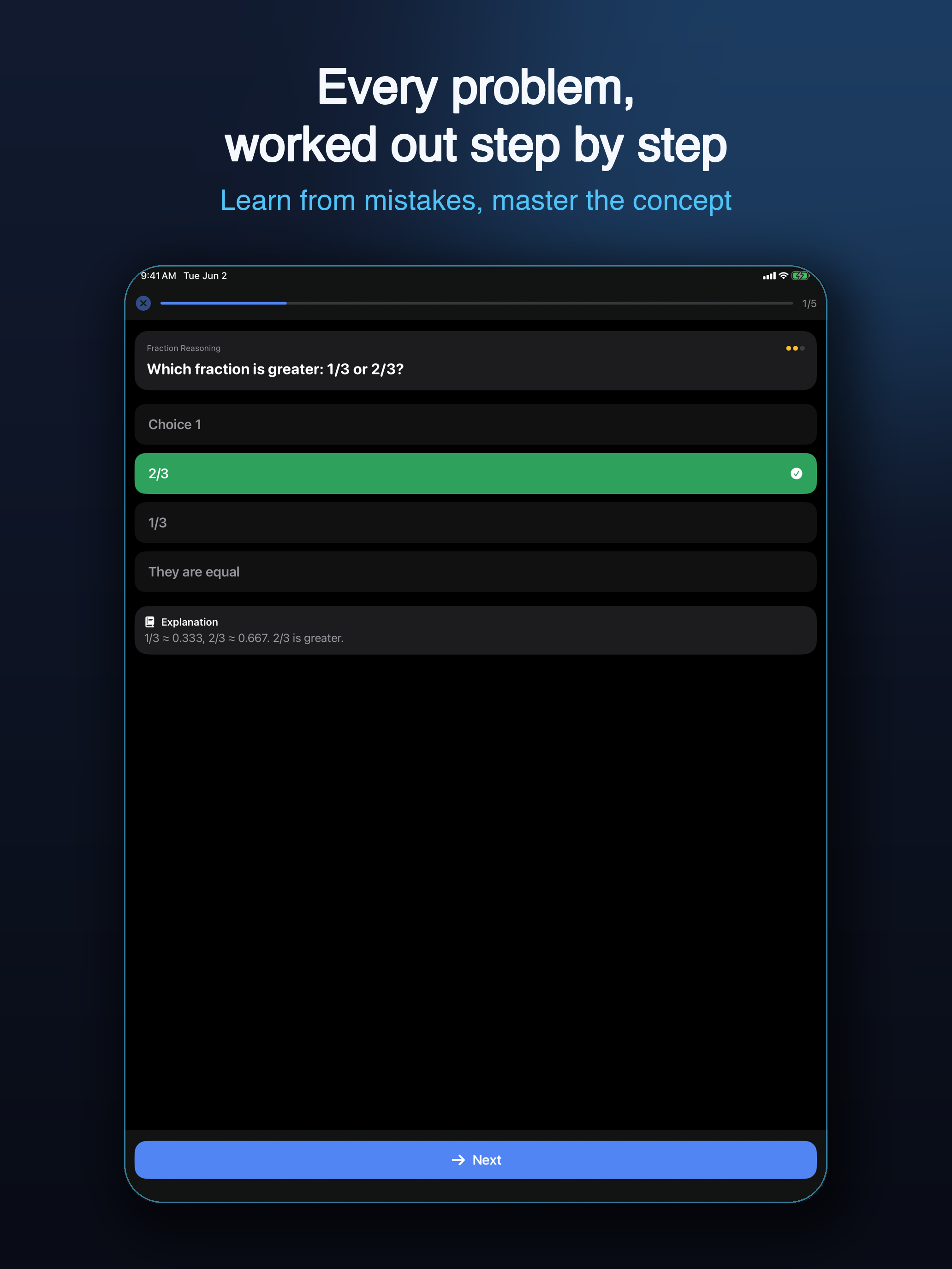 Mathji Math Practice & Quizzes screenshot 12