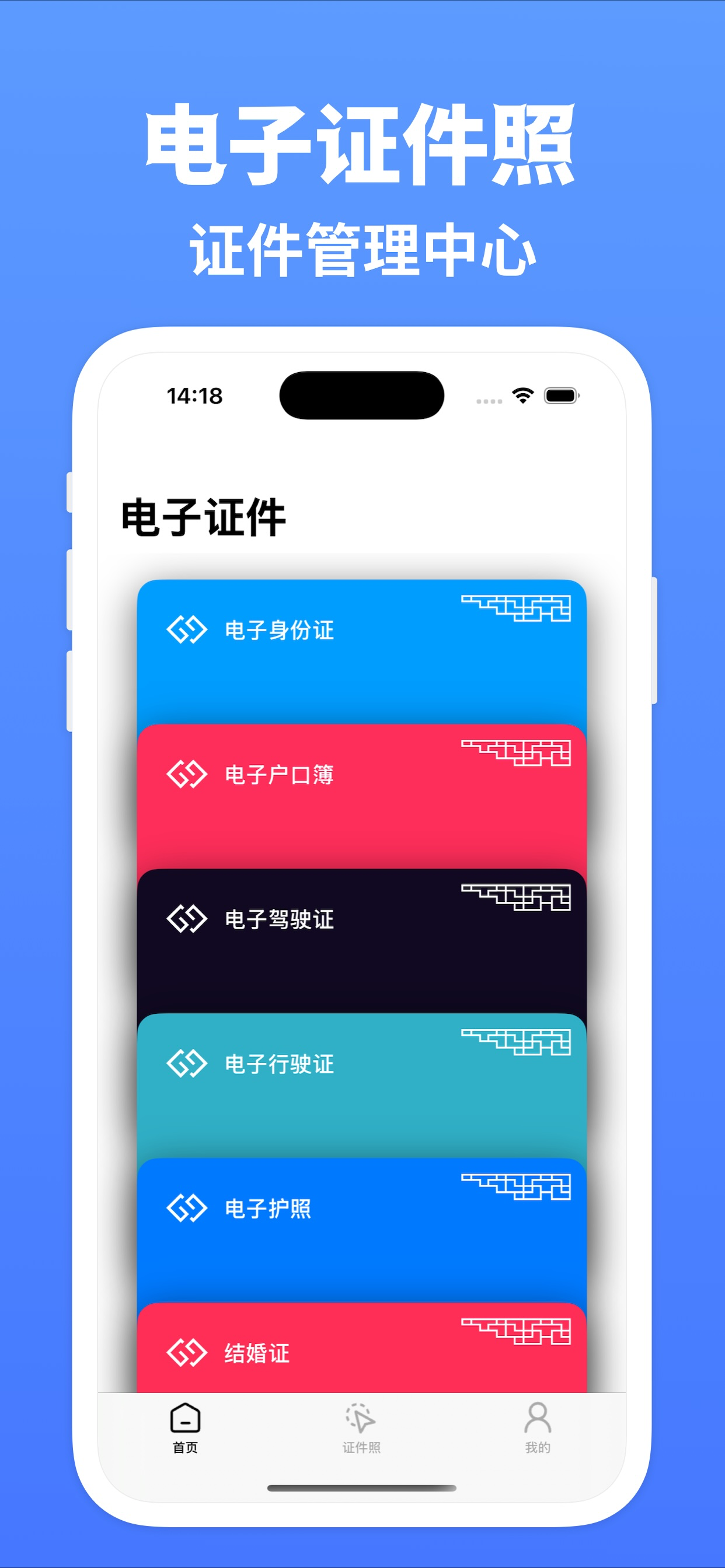 电子证件-证件照管理