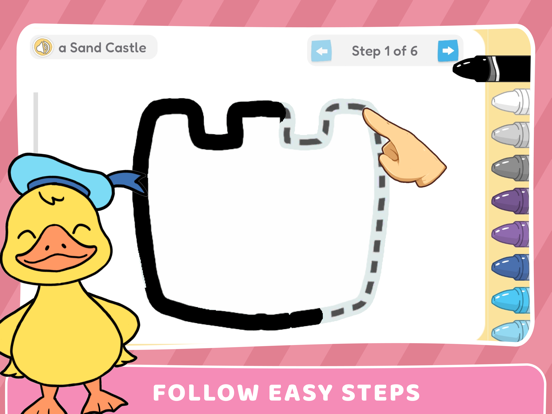 Baby Lila Drawing:Kids Color iPad screenshot 5 - Education app