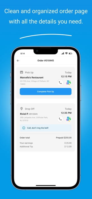 Driver OrderSmile Screenshot 3 of 7