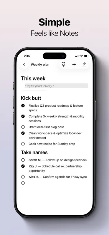 GO Notes Markdown Editor screenshot 1 of 4