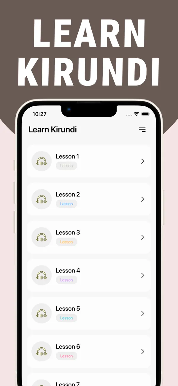 Screenshot #1 pour Fast - Speak Kirundi Language