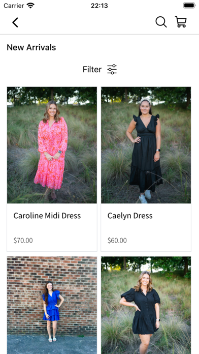 The Pink Iris Boutique Screenshot