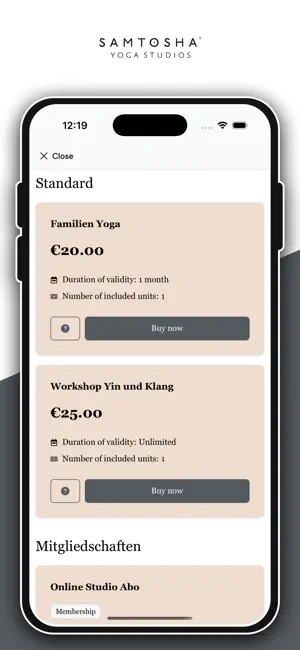 Samtosha Yoga Studios screenshot 4