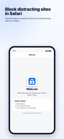 WebLock Focus Blocker Screenshot 1 of 3