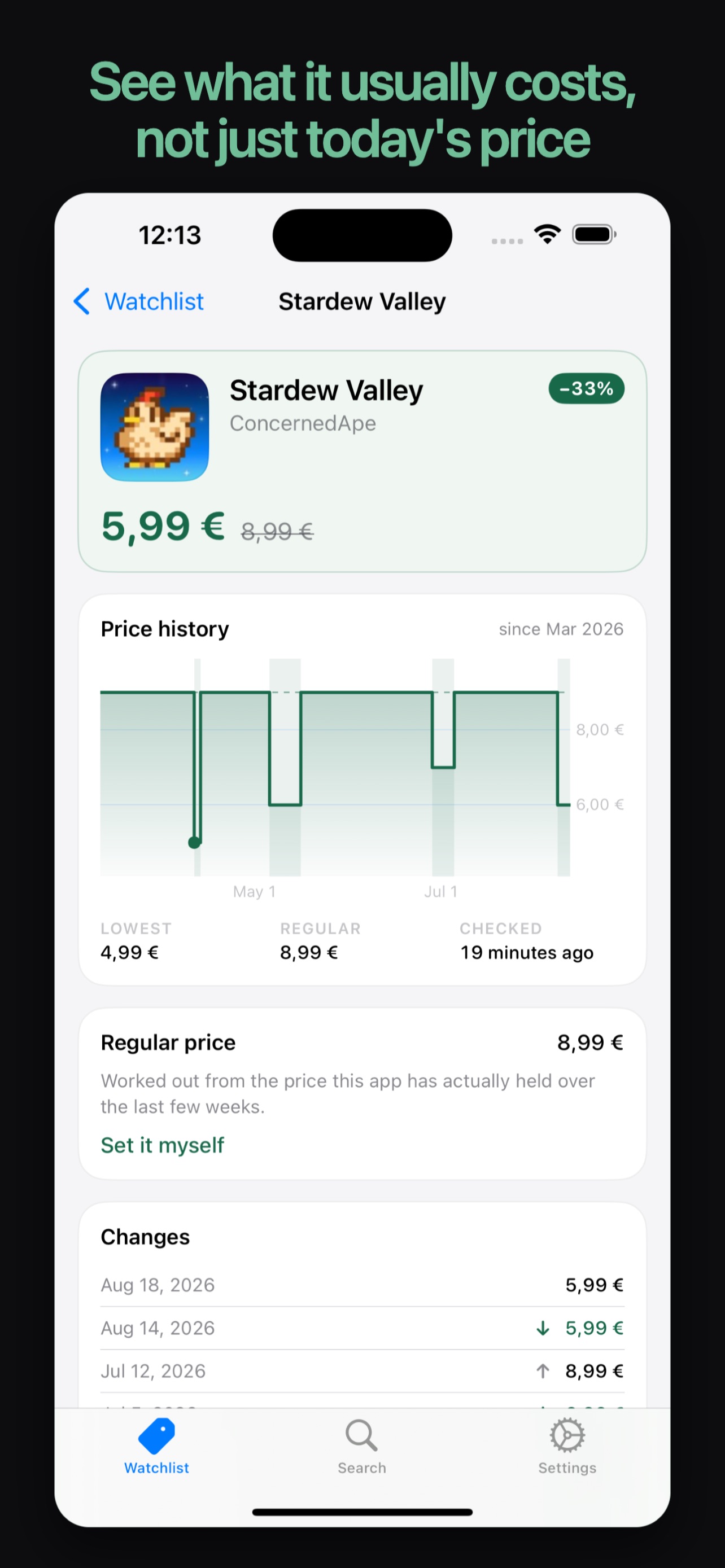 Screenshot 4 of SaleAlert: App Price Tracker