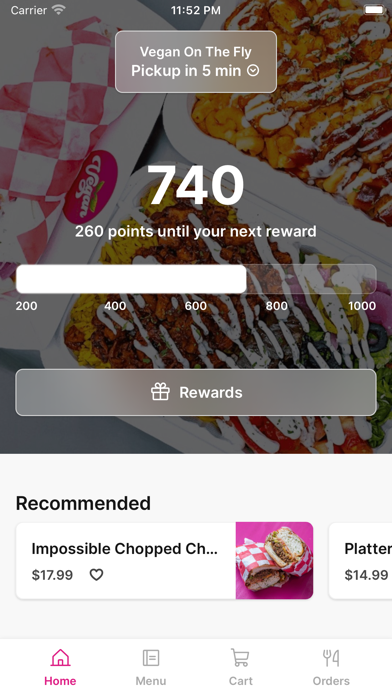 Vegan On The Fly iPhone screenshot 1 - Food & Drink app