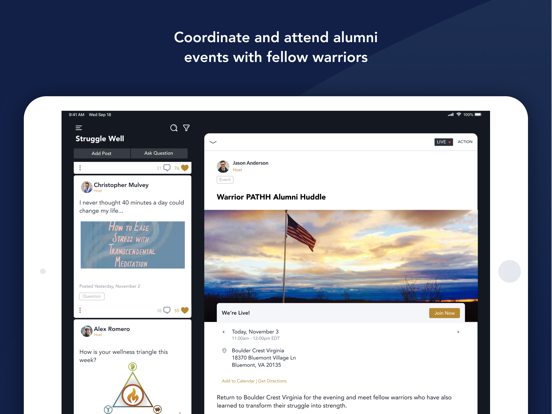 Struggle Well iPad screenshot 1 - Education app