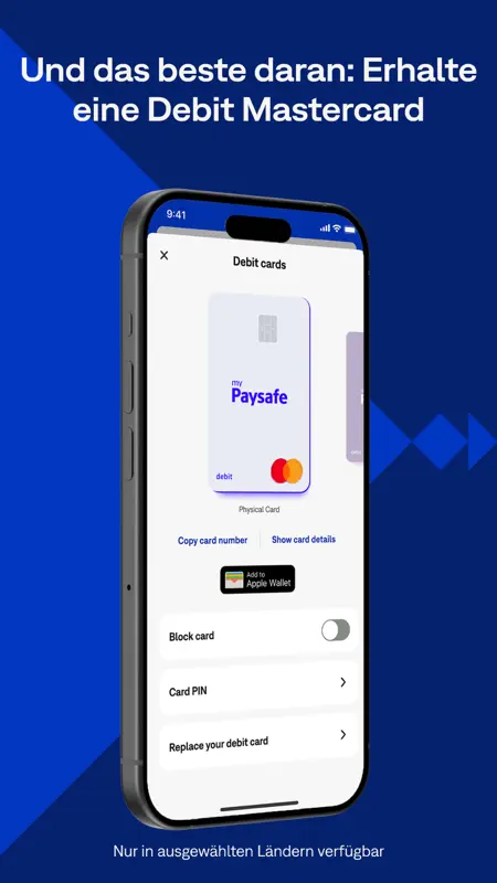 PaysafeCard–Prepaid-Zahlungen screenshot 7 of 8