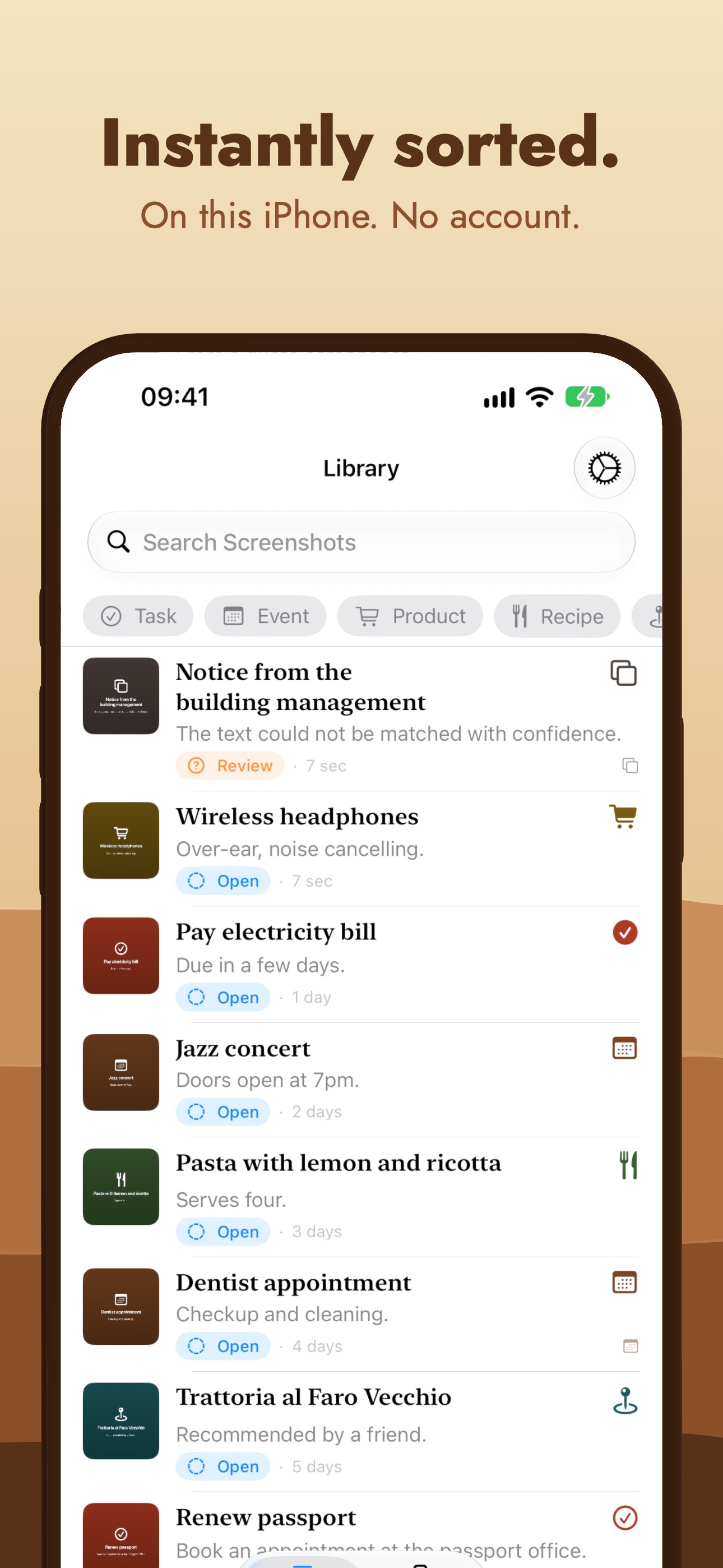 Screenshot 1 of Sortheim: Screenshots