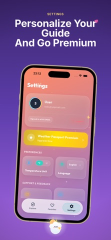 Weather Passport: Trip Planner screenshot