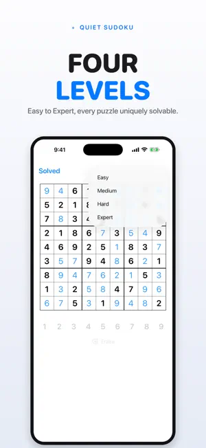 Quiet Sudoku screenshot 2