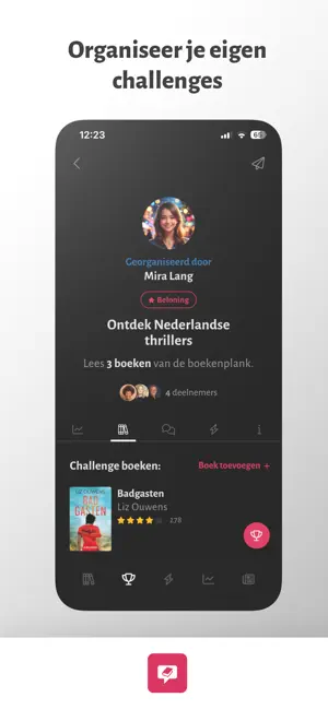Hebban Boekenapp iPhone screenshot 6