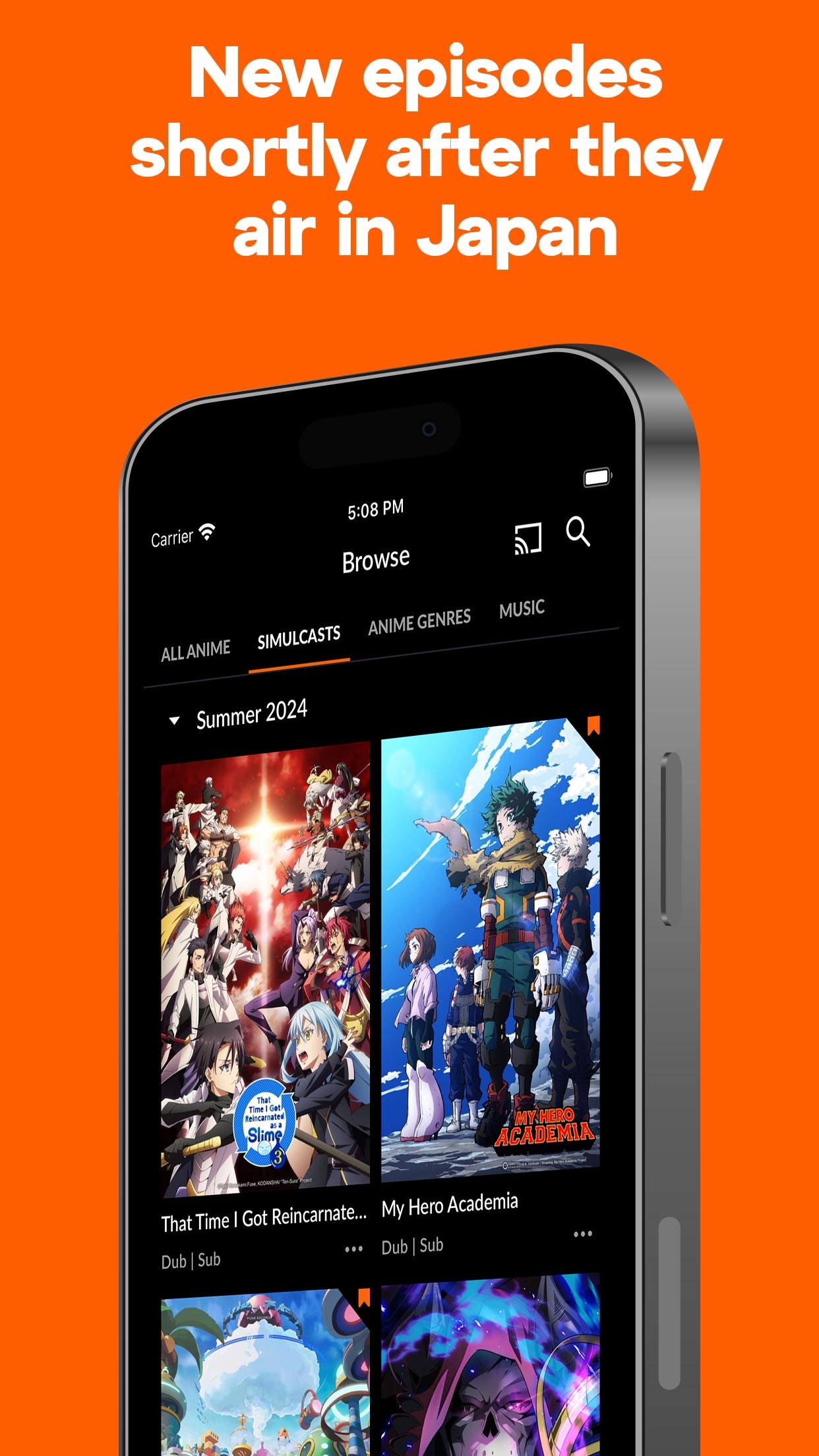 Crunchyroll screenshot 3
