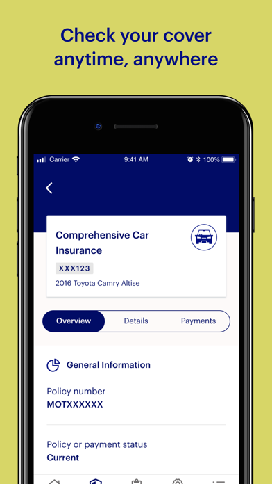 NRMA Insurance Screenshot