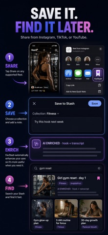 FavStash: Save & Plan Content Screenshot 2 of 7