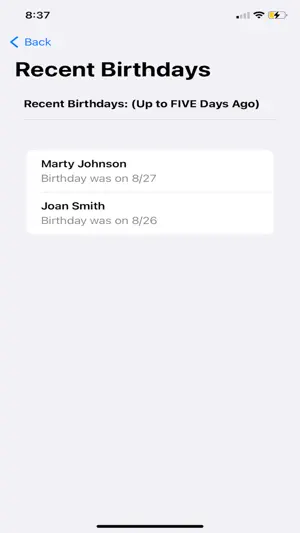 Birthday Buddy Helper screenshot 2