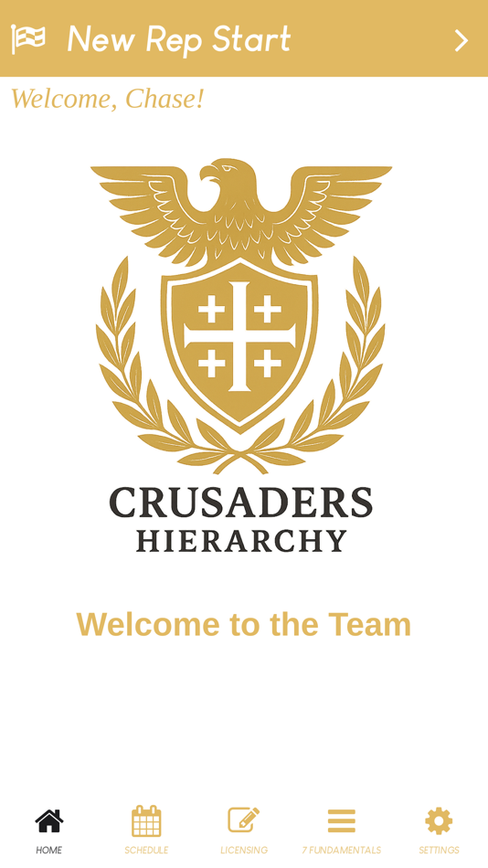 #1. Crusaders Hierarchy (iOS) By: Chase Kellis